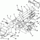 0961760 XCR 440 SP Tunnel 440 xcr sp 0961760