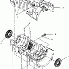 0962574 500 EFI SKS Crankcase 500 efi sks 0962574, 500 efi rmk 0962974...