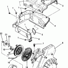0962061 WIDETRAK GT Blower housing & recoil starter widetrak gt 096206...