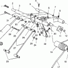 0961760 XCR 440 SP Rear torque arm 440 xcr sp 0961760