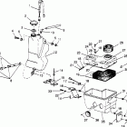0962574 500 EFI SKS Oil tank  /  air box 500 efi sks 0962574, 500 efi ...