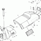0971758 600 XC Seat and gas tank