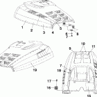 0971758 600 XC Капот
