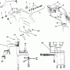 0965677 600 XCR SP Console and wire harness 600 xcr sp 0965677 and eu...
