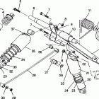 0963774 500 EFI Rear torque arm 500 efi 0963774 and european 500 e...