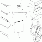 0965677 600 XCR SP Tool kit / tool box 600 xcr sp 0965677 and europea...