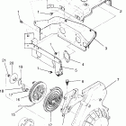 0960743 SUPER SPORT Blower housing and recoil starter super sport 0960...