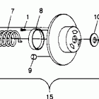 0962061 WIDETRAK GT Driven clutch widetrak gt 0962061 and european wid...