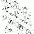 E960678 EURO ULTRA SP Piston and crankshaft ultra sp 0960678 and europea...