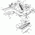0952560 440 SKS Front suspension and ski 440 0952760, 440 sks 0952...