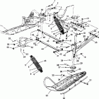 0952574 500 SKS Front suspension and ski  500 efi 0952774, efi sks...