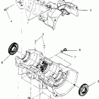 X951660 440 XCR SP Crankcase assembly  440 xcr sp x951660