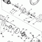 0952761 TRAIL Starting motor assembly trail deluxe 0940262 and  ...