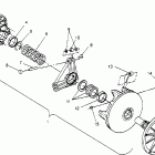 0950443 SPORT Drive clutch assembly sport 0950443, sport touring...