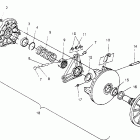 0950582 STORM SKS Drive clutch assembly storm 0950782, storm sks 095...