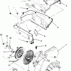 0952061 WIDE TRAK GT Blower housing &  recoil starter assembly widetrak...
