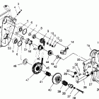0950869 RXL TOURING Chaincase assembly rxl touring 0950869