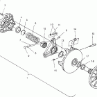 0951660 440 XCR Drive clutch assembly 440 xcr 0951660