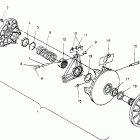 0952574 500 SKS Drive clutch assembly  500 efi 0952774, efi sks 09...