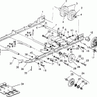 0950869 RXL TOURING Suspension assembly rxl touring 0950869