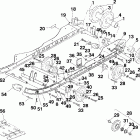 0956156 XLT SP Suspension assembly