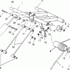0950956 XLT RMK Rear torque arm assembly xlt 0950756, xlt sks 0950...