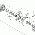 0950956 XLT RMK Drive clutch assembly xlt 0950756, xlt sks 0950556...