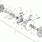 0952061 WIDE TRAK GT Drive clutch assembly widetrak gt 0952061 and  eur...