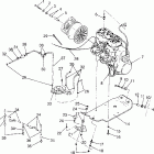 0951660 440 XCR Engine mounting 440 xcr 0951660