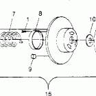 0952061 WIDE TRAK GT Driven clutch widetrak gt 0952061 and  european wi...