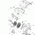 0953433 LITE Blower housing & recoil assembly lite 0953433, sta...