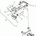 0952761 TRAIL Brake assembly  trail 0952761, trail deluxe 095226...