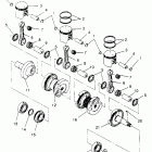 0952857 XLT TOURING Piston and crankshaft xlt touring 0952857 and  eur...