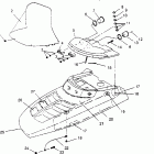 0952560 440 SKS Hood assembly 440 0952760, 440 sks 0952560,  and e...