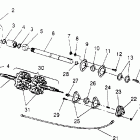 0952061 WIDE TRAK GT Driveshaft assembly widetrak gt 0952061 and  europ...