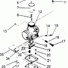 0951676 600 XCR Carburetor assembly 600 xcr 0951676