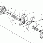 0951676 600 XCR Drive clutch assembly 600 xcr 0951676