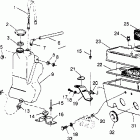 0950443 SPORT Oil tank  /  air box assembly sport 0950443, sport...