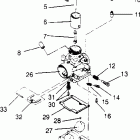 0953433 LITE Carburetor assembly lite 0953433 and lite deluxe 0...