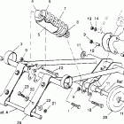 0950443 SPORT Front torque arm assembly sport touring 0950243 an...
