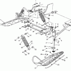0951660 440 XCR Front suspension and ski 440 xcr 0951660