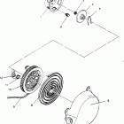 0950869 RXL TOURING Recoil starter assembly rxl touring 0950869