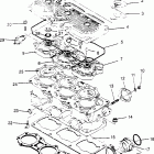 0951676 600 XCR Cylinder assembly 600 xcr 0951676
