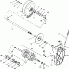 0951660 440 XCR Drive train assembly 440 xcr 0951660