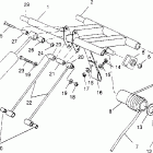 0950443 SPORT Rear torque arm assembly sport touring 0950243 and...