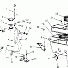 E952064 EURO WIDETRAK LX Oil tank  /  air box assembly widetrak lx 0952064 ...