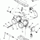 0952574 500 SKS Throttle body assembly  500 efi 0952774, efi sks 0...
