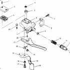X951660 440 XCR SP Master cylinder assembly  440 xcr sp x951660