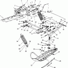 0956768 RXL LT Front suspension and ski rxl 0956768