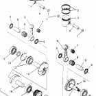0952560 440 SKS Piston and crankshaft 440 0952760, 440 sks 0952560...